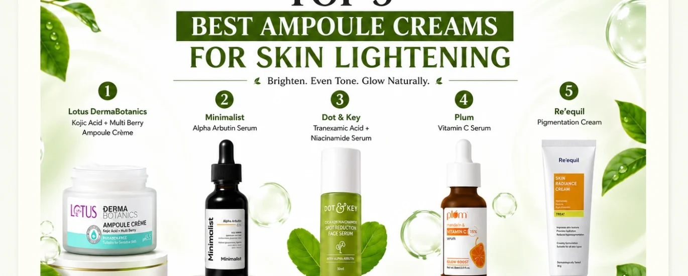 Top 5 Best Ampoule Creams for Skin Lightening (2026)