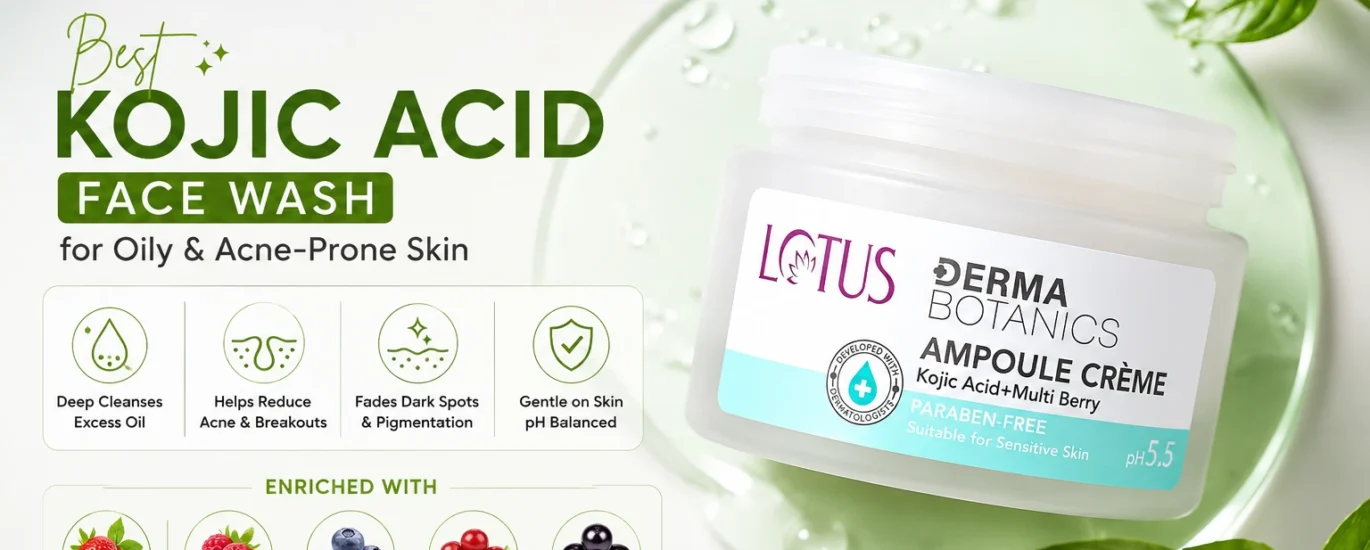 Best Kojic Acid Face Wash for Oily and Acne-Prone Skin