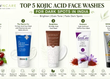 Top 5 Best Kojic Acid Face Washes for Dark Spots in India