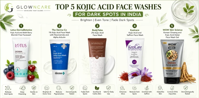 Top 5 Best Kojic Acid Face Washes for Dark Spots in India 