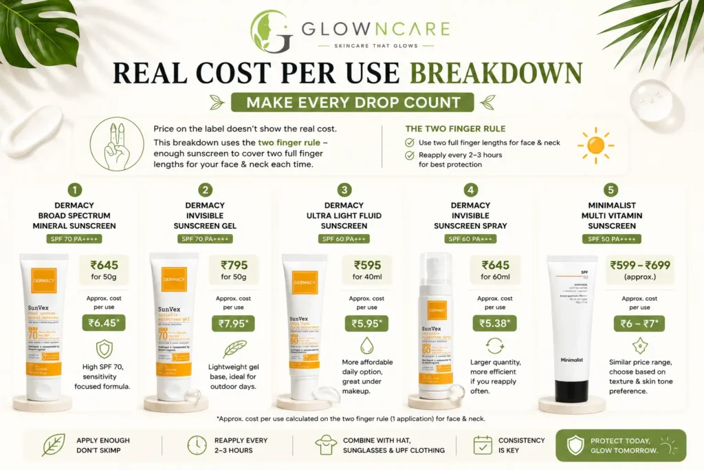 Real Cost Per Use Breakdown