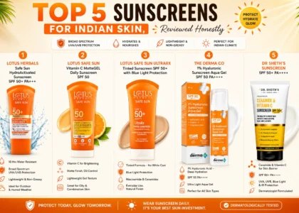 Top 5 Sunscreens for Indian Skin, Reviewed Honestly