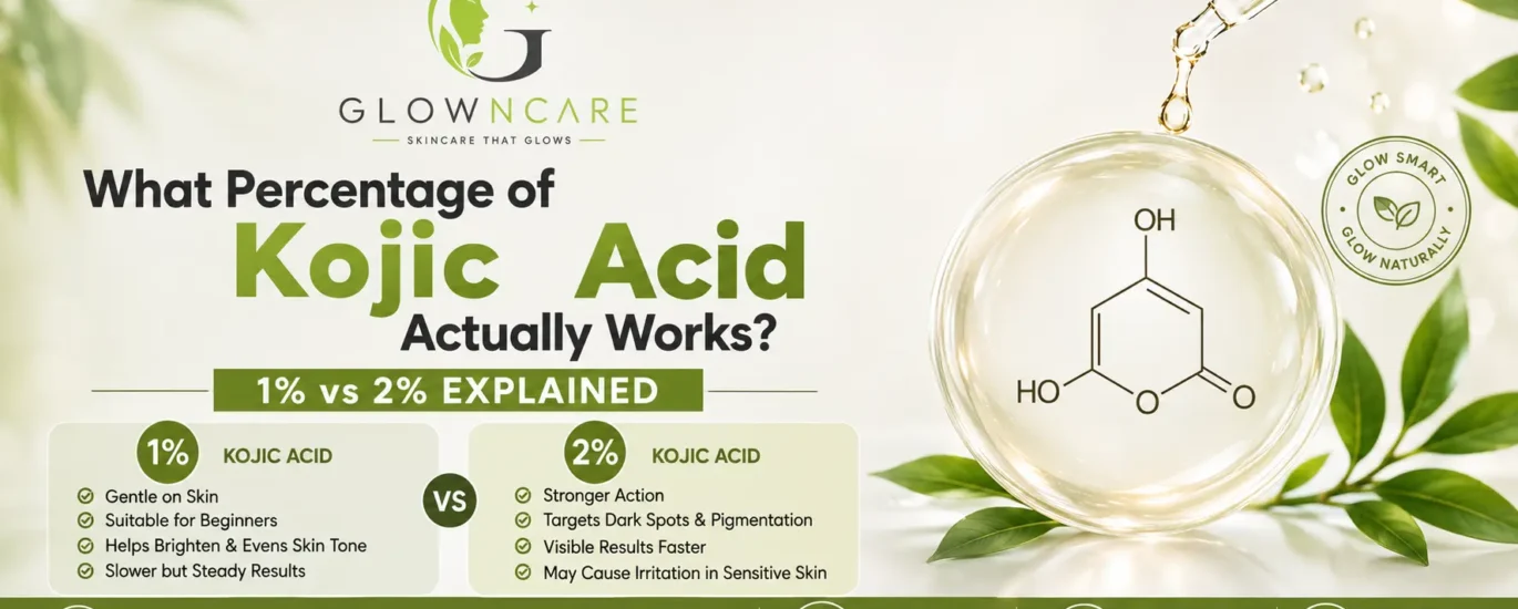 What Percentage of Kojic Acid Actually Works, 1 vs 2 Explained