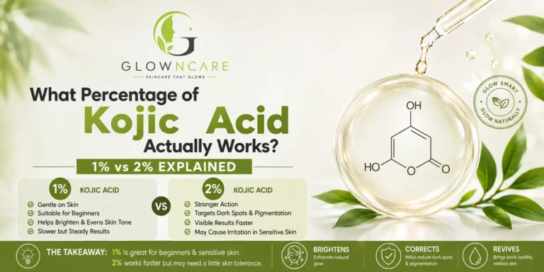 What Percentage of Kojic Acid Actually Works, 1% vs 2% Explained